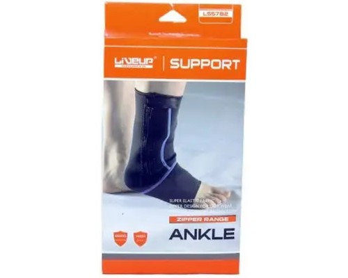 Фіксатор гомілкостопа LiveUp Ankle Support LS5782-SM чорний S/M (2016052600073)