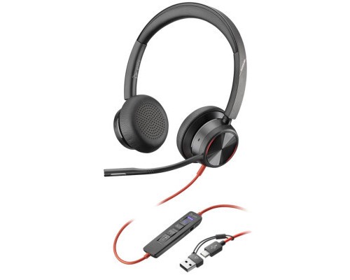 Навушники Poly Blackwire 8225-M USB-A/C (8X225AA)