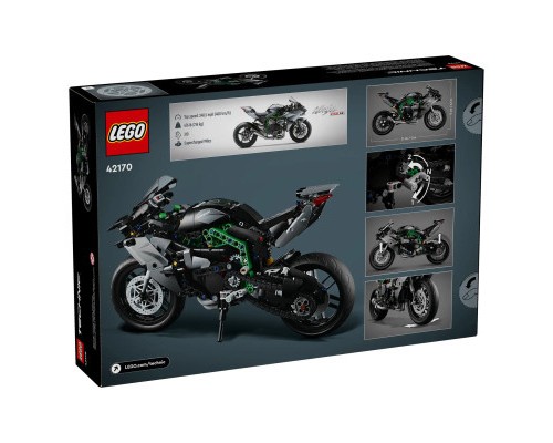 Конструктор LEGO Technic Мотоцикл Kawasaki Ninja H2R 643 деталі (42170)