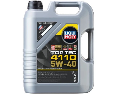 Моторна олива Liqui Moly TOP TEC 4110 5W-40 5л (21479)