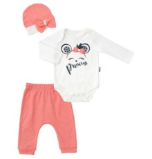 Набір дитячого одягу Miniworld PRINCESS (14823-68G-coral)