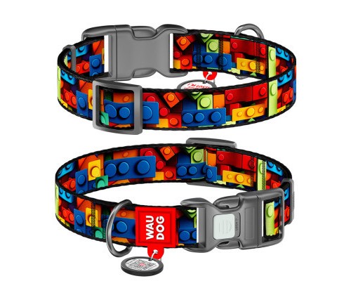 Нашийник для тварин WAUDOG Nylon з QR паспортом 
