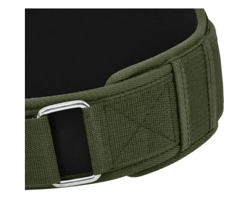 Атлетичний пояс RDX RX5 Double Belt неопреновий Army Green M (WBD-RX5AG-M)
