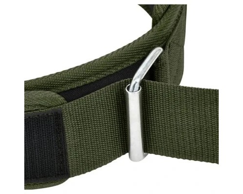 Атлетичний пояс RDX RX5 Double Belt неопреновий Army Green M (WBD-RX5AG-M)