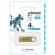USB флеш накопичувач Wibrand 4GB Puma Gold USB 2.0 (WI2.0/PU4U1G) 