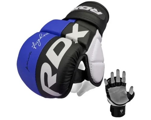 Рукавички для MMA RDX T6 Plus Rex Blue L (GGR-T6U-L+)