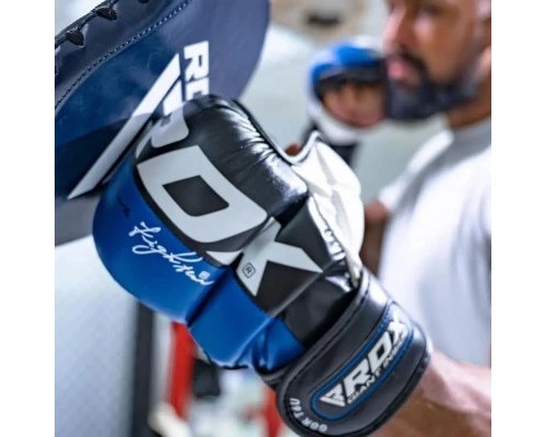Рукавички для MMA RDX T6 Plus Rex Blue L (GGR-T6U-L+)