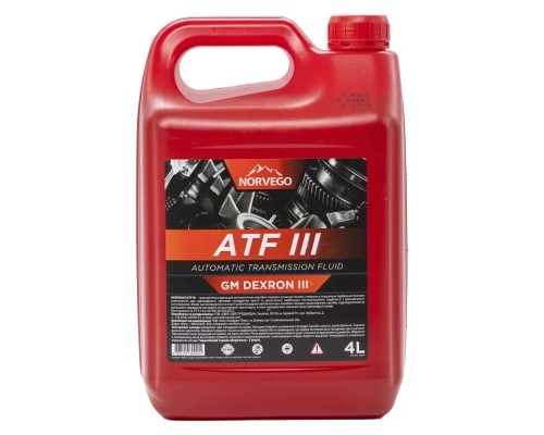 Трансмісійна олива NORVEGO ATF III 4л
