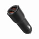 Зарядний пристрій Gembird 2xUSB-A (18W QC3.0) black (TA-UC-A2QC36-CAR-01)