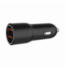 Зарядний пристрій Gembird 2xUSB-A (18W QC3.0) black (TA-UC-A2QC36-CAR-01)