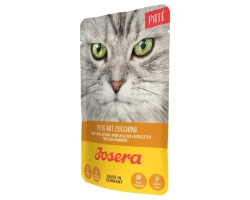 Вологий корм для кішок Josera Pate Pute mit Zucchini паштет індичка з цукіні 85g (4032254750116)
