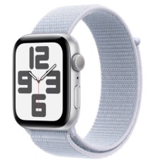 Смарт-годинник Apple Watch SE 2024 GPS 40mm Silver Aluminium Case with Blue Cloud Sport Loop (MXEE3QH/A)