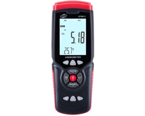 Анемометр Benetech цифровий 0,3-45м/с, 0-45°C, 10-90% (GT8913)