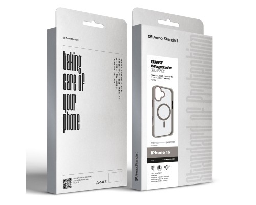 Чохол до мобільного телефона Armorstandart Unit MagSafe Apple iPhone 16 Titanium Grey (ARM78703)