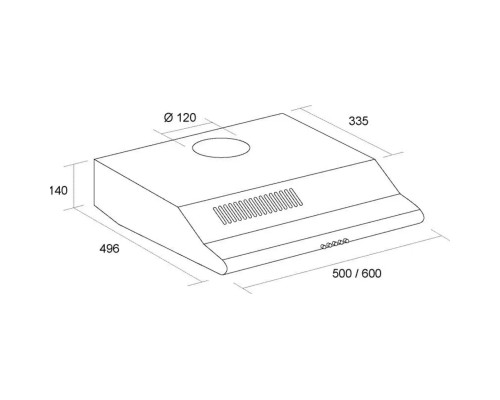 Витяжка кухонна Borgio GIO (PL) 60 Black