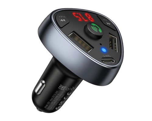 FM модулятор HOCO E51, Black, Box (HOCO E51) 