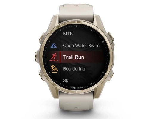 Смарт-годинник Garmin fenix 8 43mm, AMOLED, Saph, SftGldSS/FgGry, FogGry/DkSndbnd, GPS (010-02903-11)