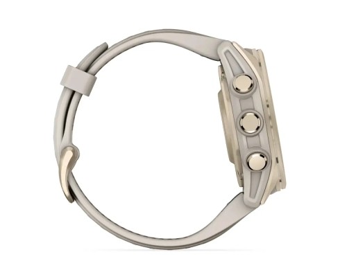 Смарт-годинник Garmin fenix 8 43mm, AMOLED, Saph, SftGldSS/FgGry, FogGry/DkSndbnd, GPS (010-02903-11)