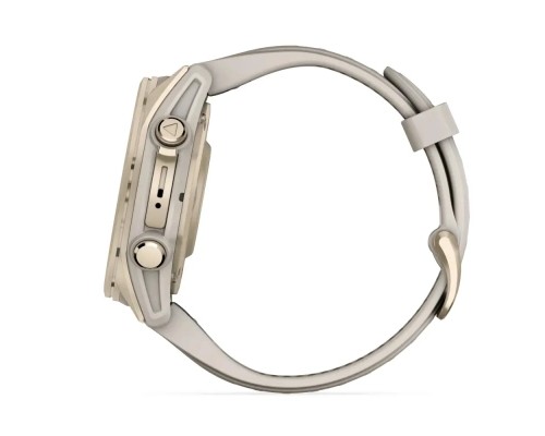 Смарт-годинник Garmin fenix 8 43mm, AMOLED, Saph, SftGldSS/FgGry, FogGry/DkSndbnd, GPS (010-02903-11)