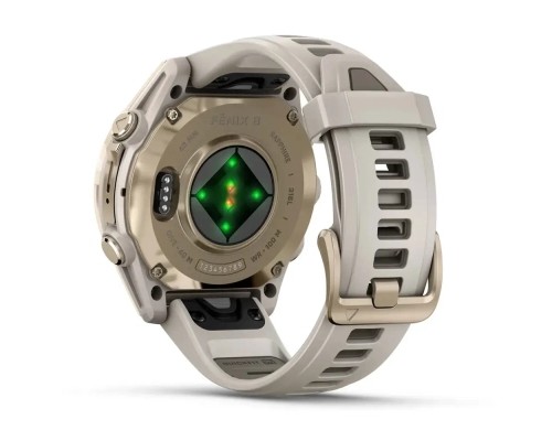 Смарт-годинник Garmin fenix 8 43mm, AMOLED, Saph, SftGldSS/FgGry, FogGry/DkSndbnd, GPS (010-02903-11)