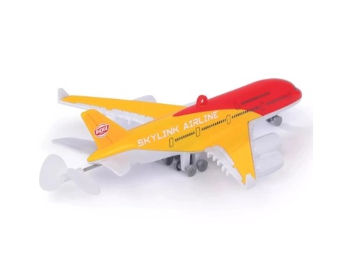 Спецтехніка Dickie Toys Літак з тримачем, функція їзди та польоту 18 см (3342014) Спецтехніка Dickie Toys Літак з тримачем, функція їзди та польоту 18 см (3342014)