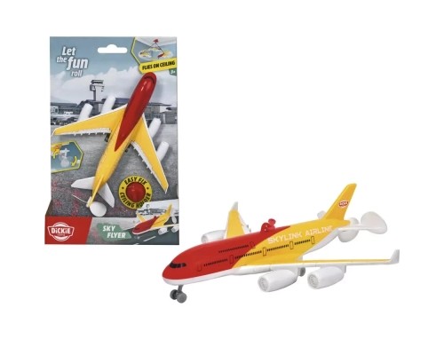 Спецтехніка Dickie Toys Літак з тримачем, функція їзди та польоту 18 см (3342014) Спецтехніка Dickie Toys Літак з тримачем, функція їзди та польоту 18 см (3342014)
