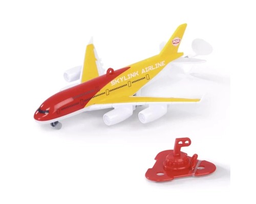 Спецтехніка Dickie Toys Літак з тримачем, функція їзди та польоту 18 см (3342014) Спецтехніка Dickie Toys Літак з тримачем, функція їзди та польоту 18 см (3342014)