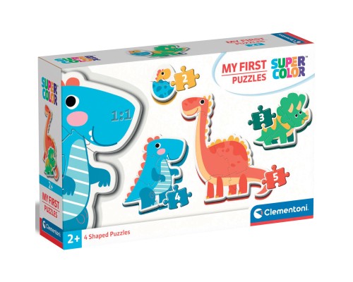 Пазл Clementoni 4 в 1 Dinosaurs, серія My First Puzzles (20834)