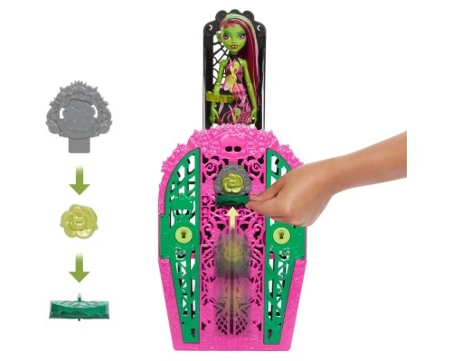 Лялька Monster High Набір-сюрприз Жахо-секрети Венери серії Цвіт та темрява (HYT75)