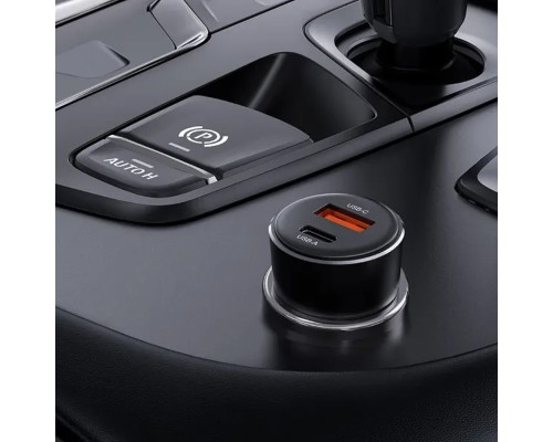 Зарядний пристрій Acefast 2xUSB 60W (USB-C + USB-A) B12 (6974316282914)
