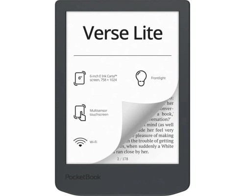 Електронна книга Pocketbook 619 Verse Lite, Midnight Grey (PB619-T-CIS)