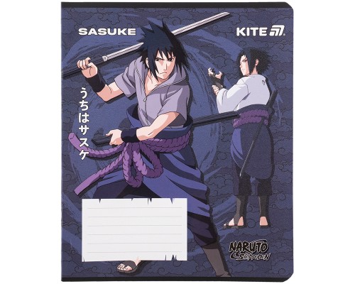 Зошит Kite Naruto, 12 аркушів, клітинка (NR25-232)