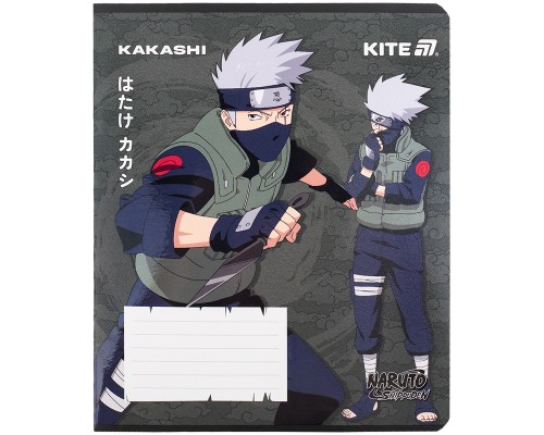 Зошит Kite Naruto, 12 аркушів, клітинка (NR25-232)