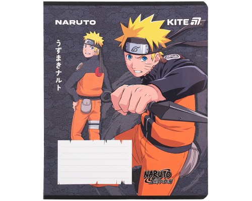 Зошит Kite Naruto, 12 аркушів, клітинка (NR25-232)