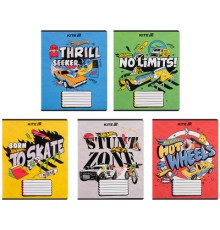 Зошит Kite Hot Wheels, 18 аркушів, лінія (HW25-237)