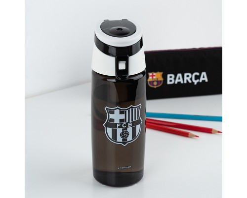 Поїльник-непроливайка Kite FC Barcelona 550 мл, чорна (BC25-401)
