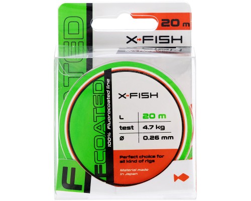 Флюорокарбон X-Fish FCoated 20m 0.26mm 4.7kg (1917.01.45)