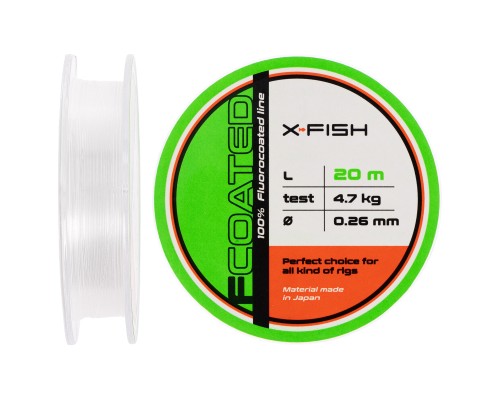 Флюорокарбон X-Fish FCoated 20m 0.26mm 4.7kg (1917.01.45)