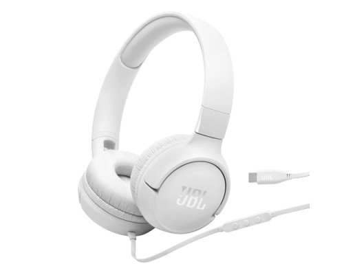 Навушники JBL Tune 520C USB-C White (JBLT520CWHT)