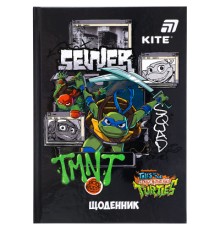 Щоденник шкільний Kite Ninja Turtles, тверда обкладинка (NT25-262)