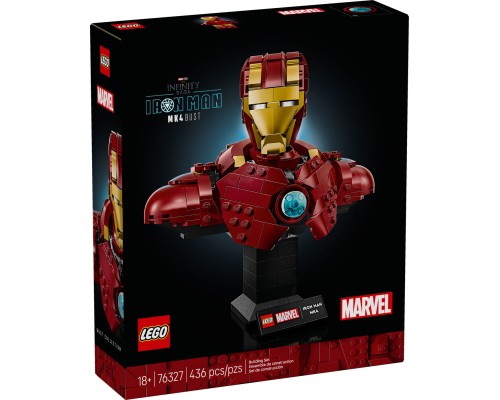 Конструктор LEGO Marvel Погруддя Залізної Людини MK4 (76327)