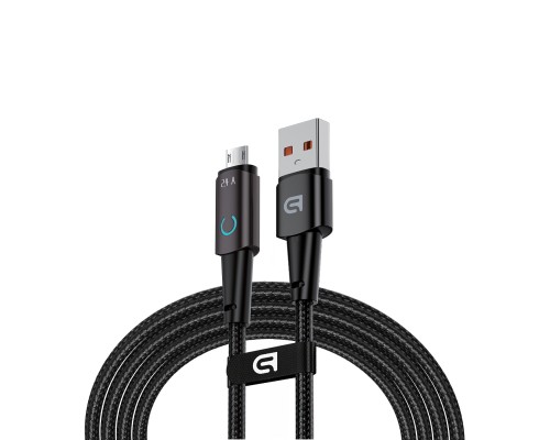 Дата кабель USB 2.0 AM to Micro 5P 1.2m 12W black Armorstandart (ARM75866)