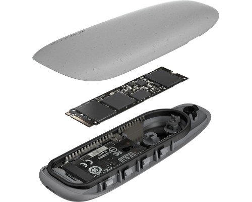 Кишеня зовнішня ASUS SSD PCIe NVMe M.2 2230/2242/2260/2280 USB Type-C 3.2 Gen 2x1 grey (90DD02R6-M09000)