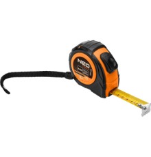 Рулетка Neo Tools 5мx25мм, з фіксатором змотування (67-223)