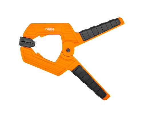 Струбцина Neo Tools затискач пружинний, пластик, 75мм (45-522)