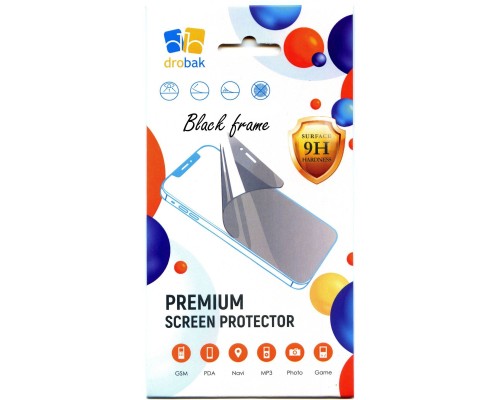 Скло захисне Drobak Motorola G86 5G Black (595933)