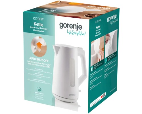 Електрочайник Gorenje K17OPW