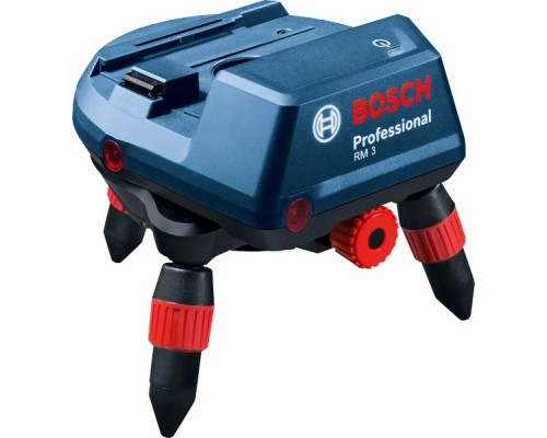 Штатив для нівеліру Bosch Professional RM3, 35х63х120мм, поворотний, пульт, 0.5кг (0.601.092.800)