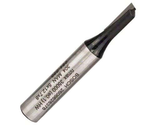 Фреза Bosch Professional пазова з одним лезом, Std, S8, D5, L12.7 (2.608.628.378)
