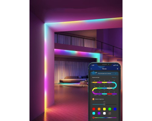 Світлодіодна стрічка Govee H612C S With Protective Coating, 10.0m, RGBICW, WI-FI/Bluetooth, white (H612CCD1)